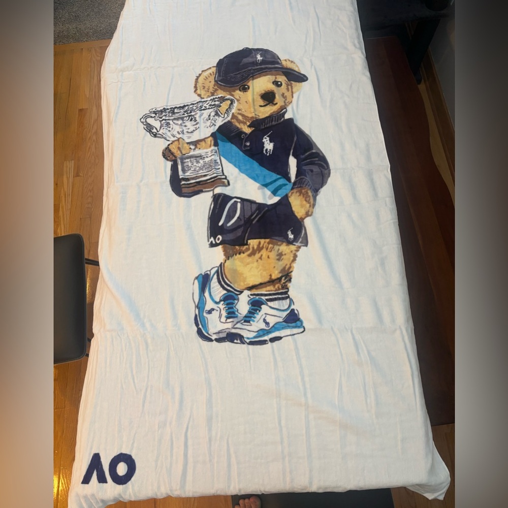 Polo Bear Australian Open Beach Blanket Towel